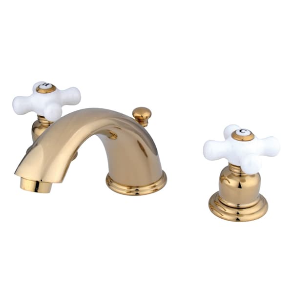 KB962PX Magellan Widespread Bathroom Faucet, Polished Brass